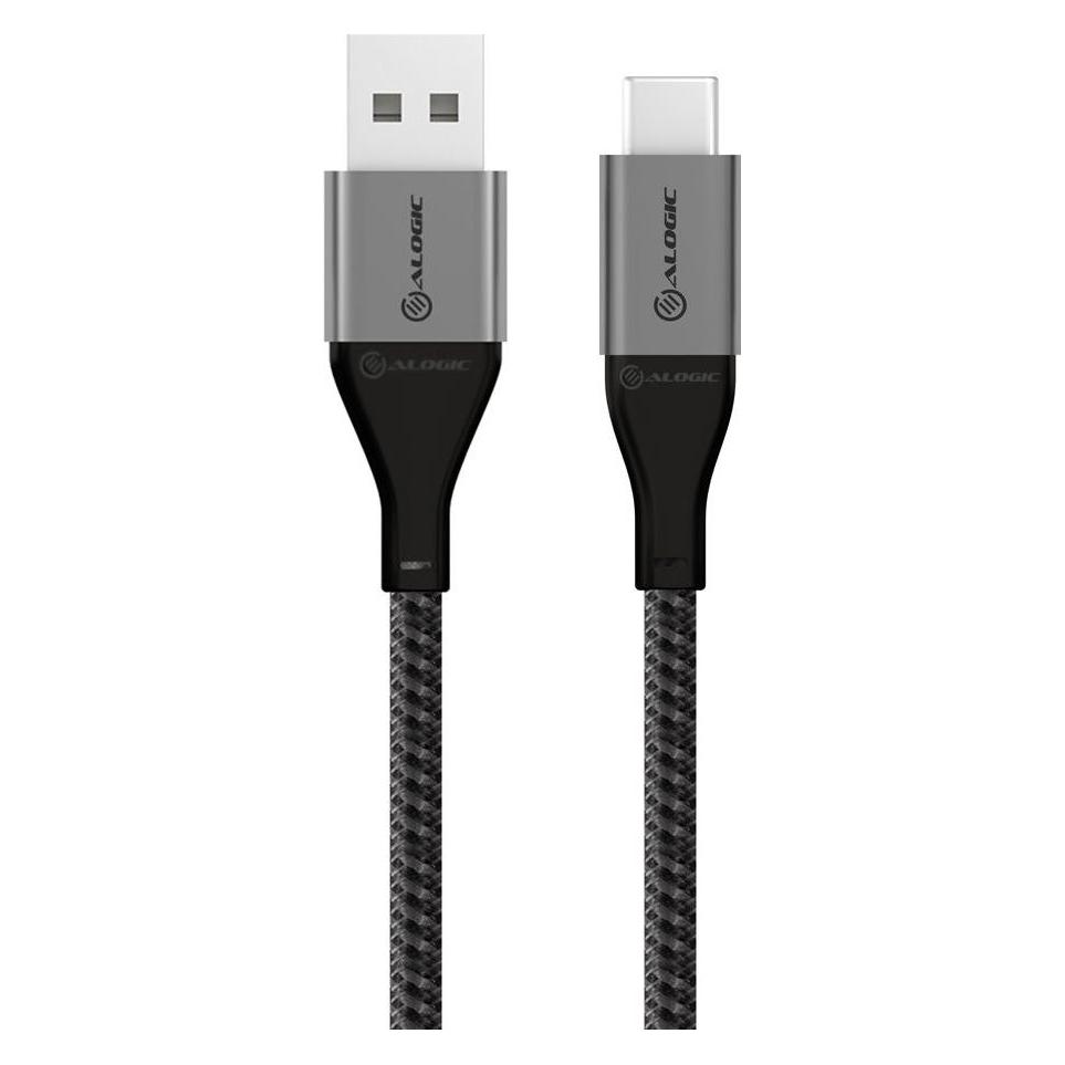 Alogic USB Kabel USB 2.0 USB-C to USB-A /480Mbps (1.50 m, USB 2.0) (ULCA21.5-SGR)