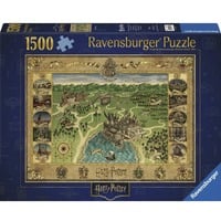 Puzzle Hogwarts Karte 1500 Teile