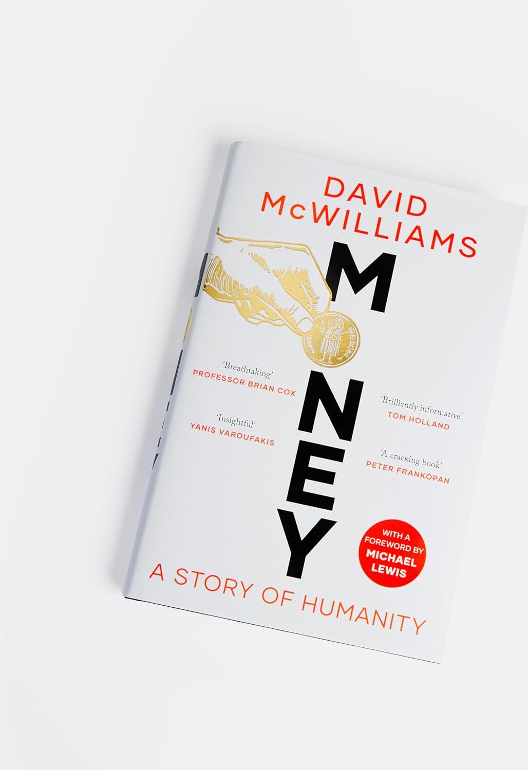 Simon & Schuster Money: A Story of Humanity by David McWilliams - Hardback Non Fiction Economics Book - 5,000 Years of Money, History & Human Ingenuity