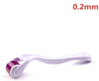 Inspired Living Healthy Care Derma Roller 540 Titanium Microneedle Roller For Face 0.2mm 0.25mm 0.3mm white 0.2mm