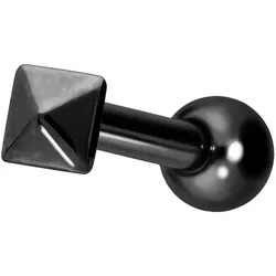 Titan Ohrpiercing mit Innengewinde PYRAMIDE