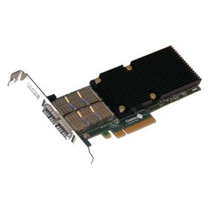 Chelsio T580-LP-CR - Netzwerkadapter - PCIe 3.0 x8 - 40 Gigabit QSFP+ x 2 (PCI-E x8) (T580-LP-CR)