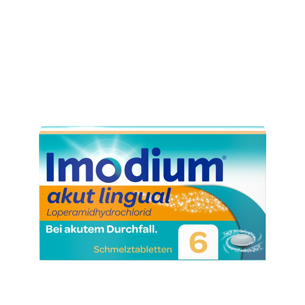 Imodium akut lingual Schmelztabletten 6 St