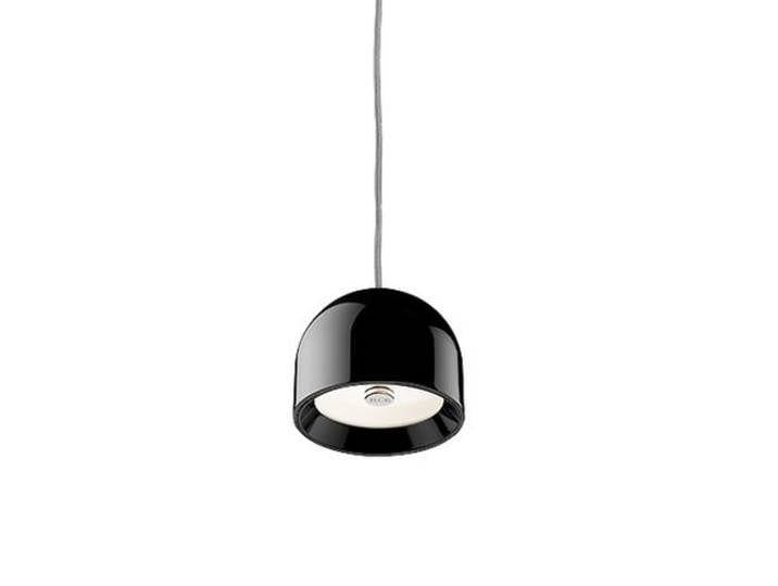 FLOS lampe à suspension WAN S (Noir - Aluminium)