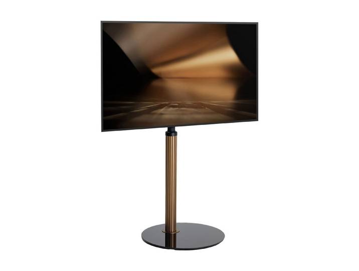 AOKCOS TV-Ständer höhenverstellbar, ± 15° schwenkbar, 32-65 Zoll, (bis 65 Zoll, -2°-10° neigbar)