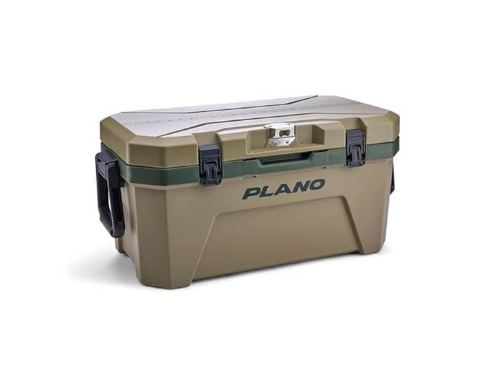 Plano Frostkühler, 30 Liter – Inland Green, Eistruhe, Tragbarer Isolierter Kühler, Camping-Picknick-Getränkekühler, Robuster Griff, Harte Seiten