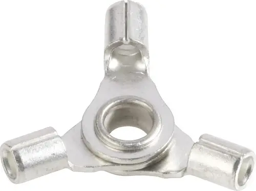 Vogt Verbindungstechnik 3520a3 Quetschverteiler Querschnitt (max.)=2.50mm² Loch-Ø=4mm Unisoliert Metall