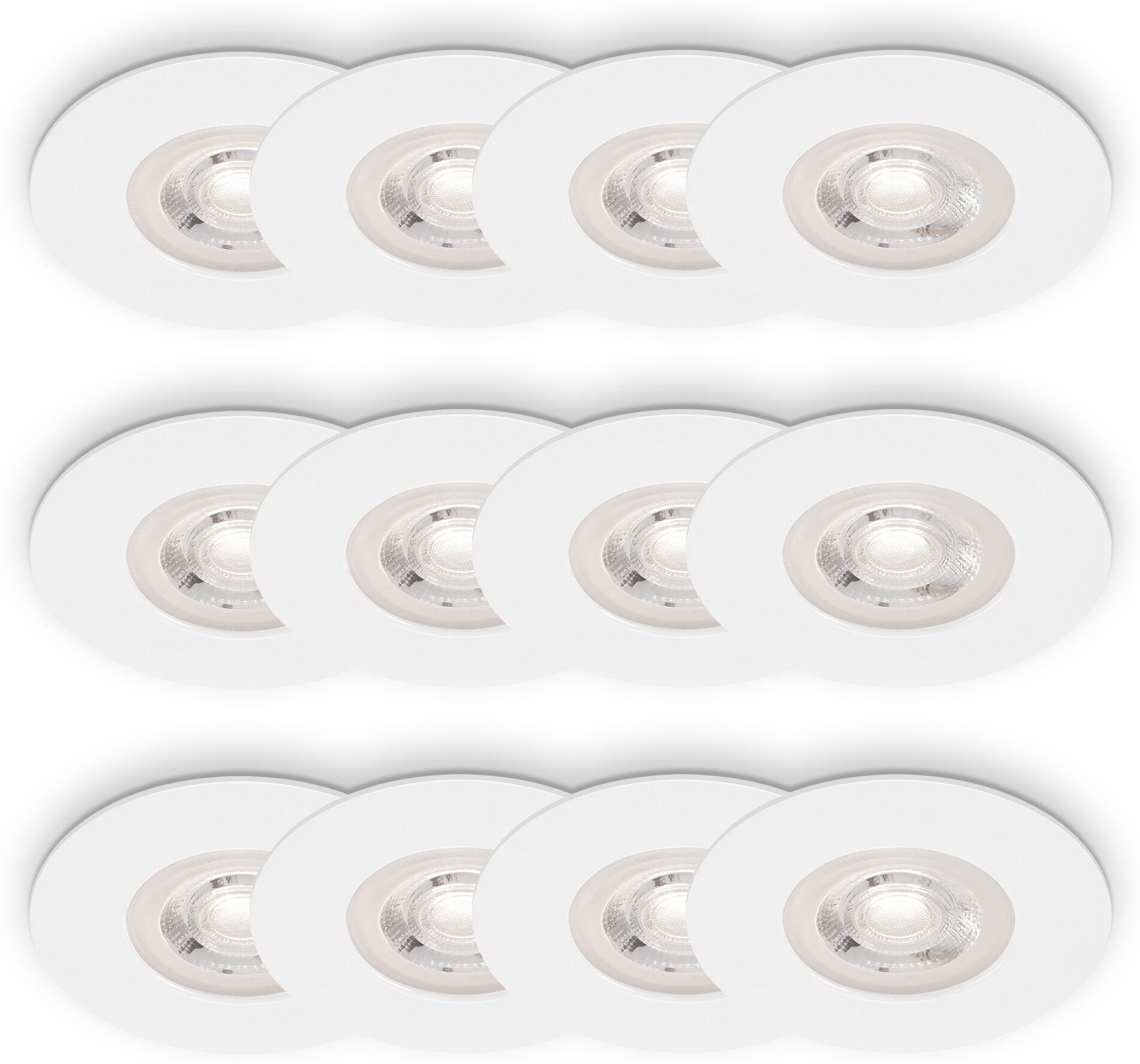 BRILONER LEUCHTEN LED Einbauleuchte "KULANA 7687126", weiß, Leuchten, LED Einbauleuchte