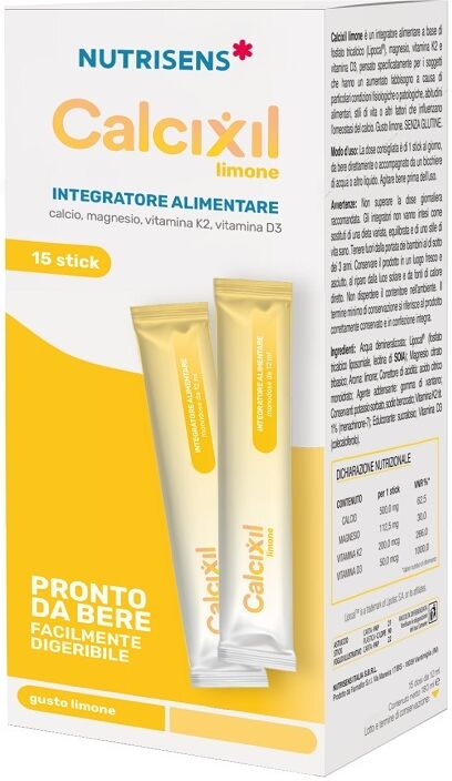 NUTRISENS ITALIA SBRL CALCIXIL 15 Stick Limone