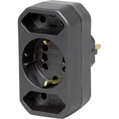 Kopp 179605004 3fach Steckdosen-Verteiler Schwarz