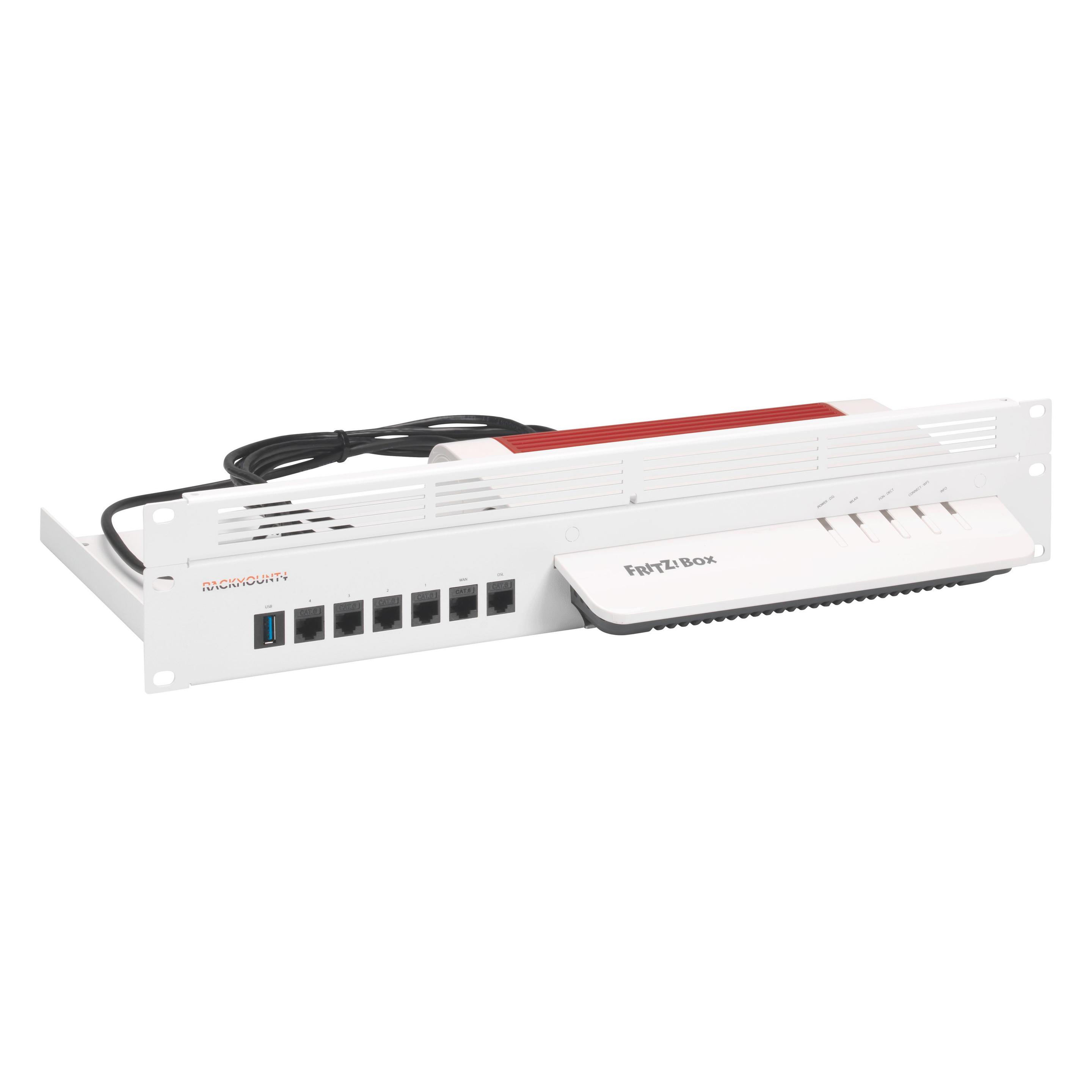 Rackmount.IT Rackmount Kit RM-FB-T7 für Fritzbox 7590AX (Rackmountkit) (RM-FB-T7)