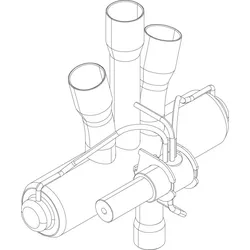 BOSCH Ersatzteil TTNR: 8733703875 4-Wege-Ventil STF-0316 G1