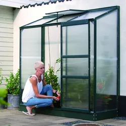 Vitavia Anlehn-Gewächshaus "Ida 1300",smaragd grün,1,3 m2