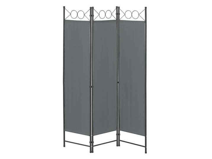 [en.casa] Sichtschutz Saragossa, Dunkelgrau, Metall, 120x2 cm, Sonnenschutz, Sichtschutz