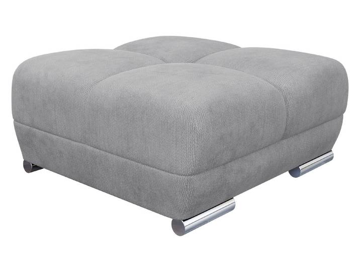 MIRJAN24 Polsterhocker Logo, Wellenfeder, 90x90x45 cm