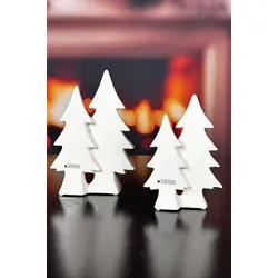 Doppelbaum Adelmo 23cm hoch cremeweiß