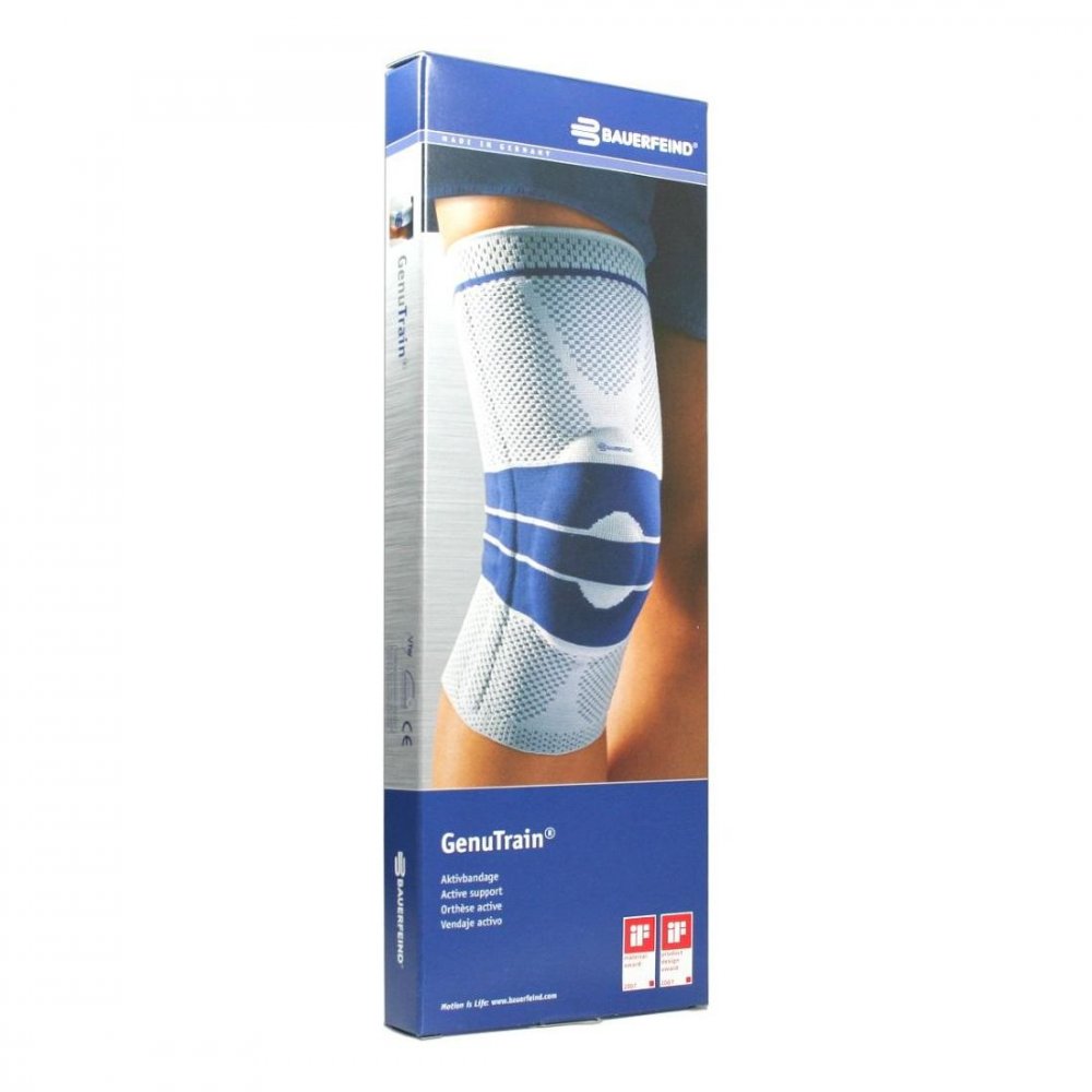 Bauerfeind AG / Orthopädie Genutrain Knieband.gr.6 titan 01285476