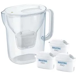 Brita Dzbanek filtrujący Dzbanek filtrujący Style Essential 2,4L 3 wkłady Piaskowy, Wasserfilterkanne, Weiss