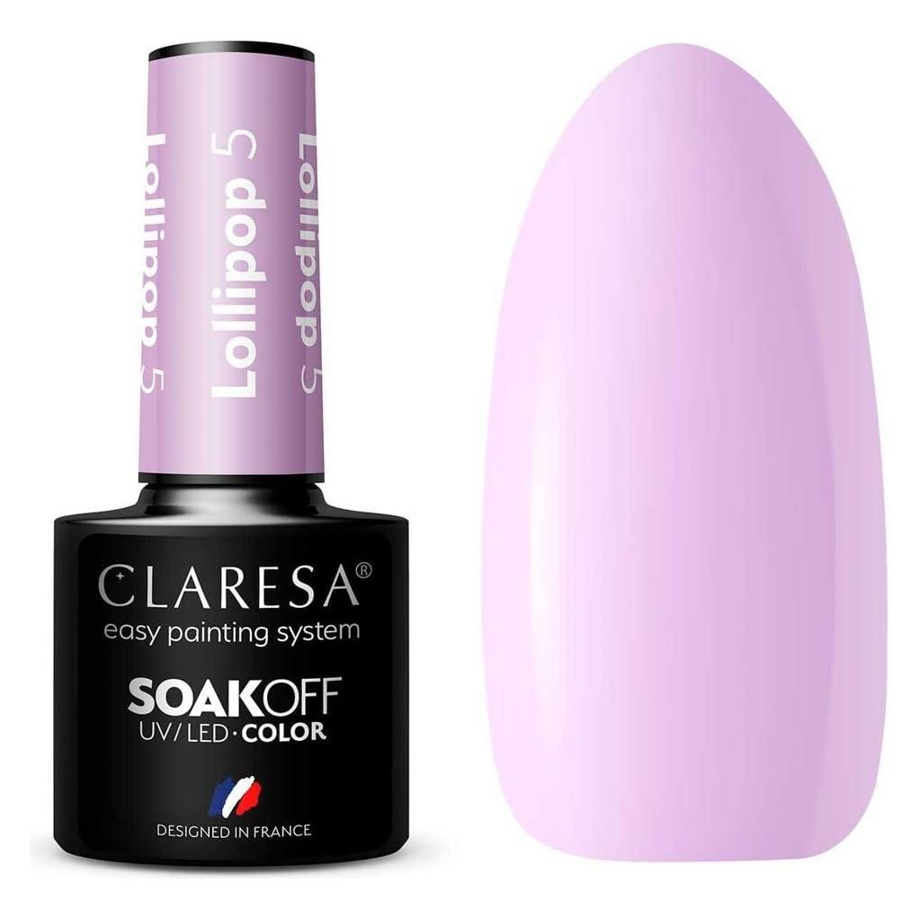 Claresa Lollipop UV-Nagellack 5ml - 5er-Pack (Lila, UV-Gel Lack) (41938988)
