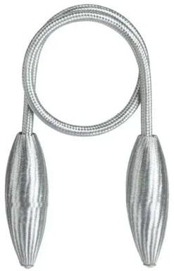 Discount Dollar Deals Household Convenience Curtain Buckle, Metal Simple Curtain Strap, Punching free Install, Tying Rope Buckle For Curtains grey
