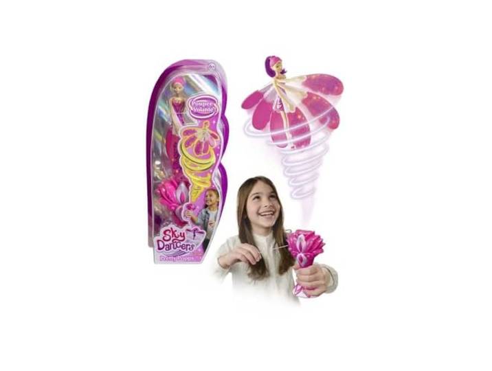 Lansay - Sky Dancers Pretty Poppy - Vliegende Pop 18 Cm - Vanaf 6 Jaar