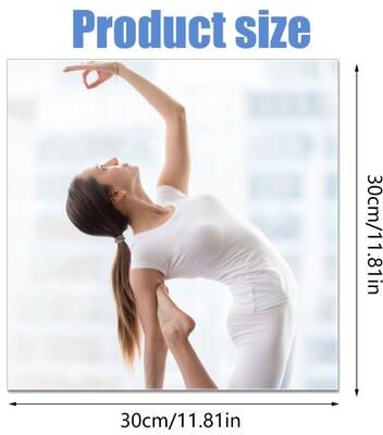 Fusion Finds Self Adhesive Mirror Flexible Mirror Tiles For DIY Wall Decor Non Glass Mirror Set c