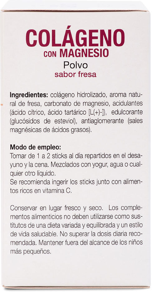 Ana Maria Lajusticia Colágeno Con Magnesio sabor fresa 20 sticks