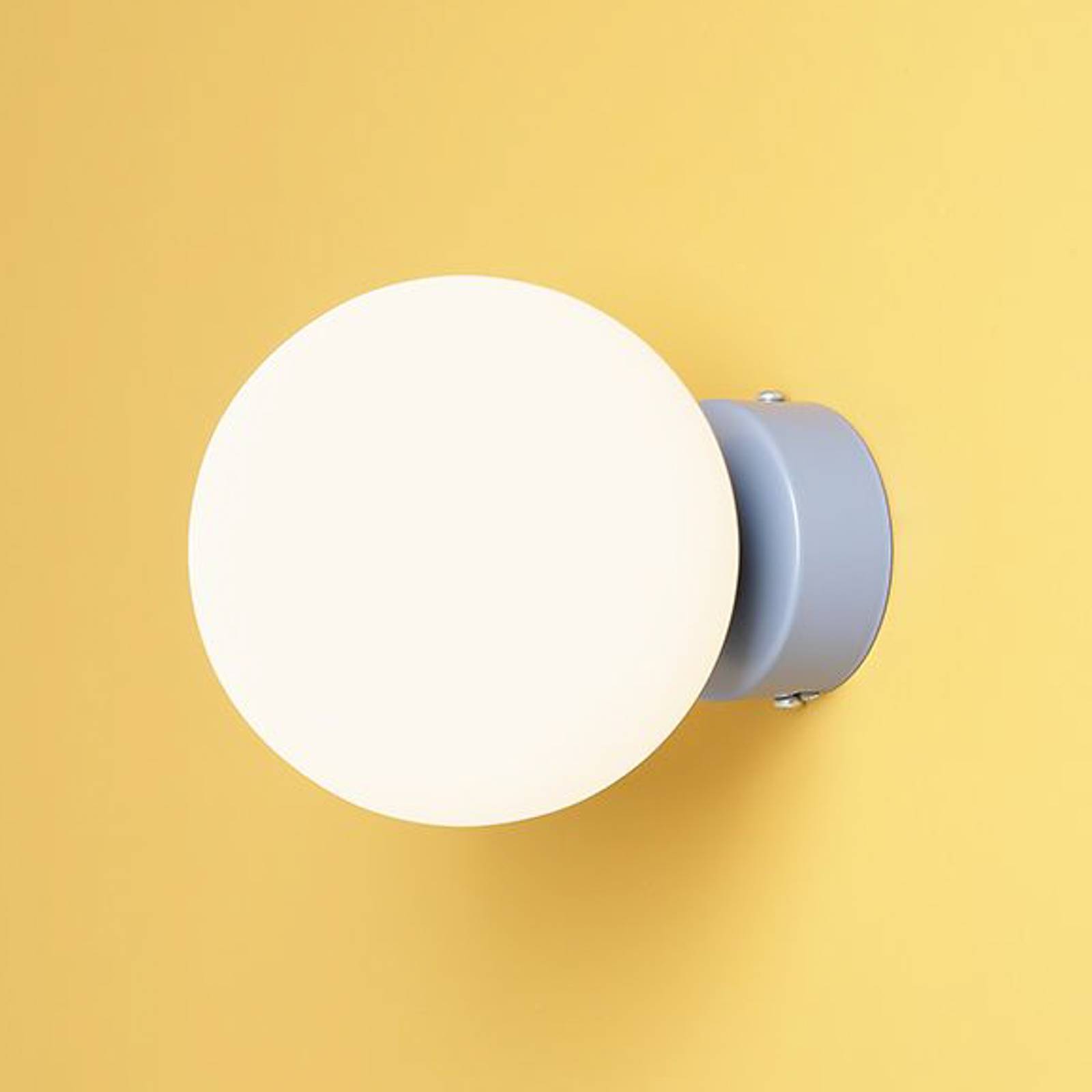 Wandlampe Joel ALDEX, dimmbar, blau, für Flurbereich, Glas, Wandleuchte, Wandlampe Innen