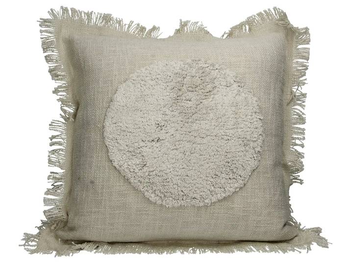 Kissen Baumwolle mit Fransen 45x45 cm Kersten