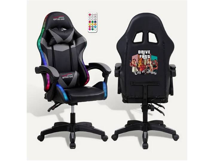 Gaming Sessel AMSTRAD AMS-900-LED Synthetisches Leder
