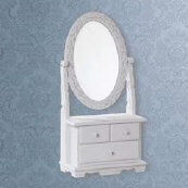 Lily Manor Sasha Flat Mirror 50cm H X 26cm W X 13cm D