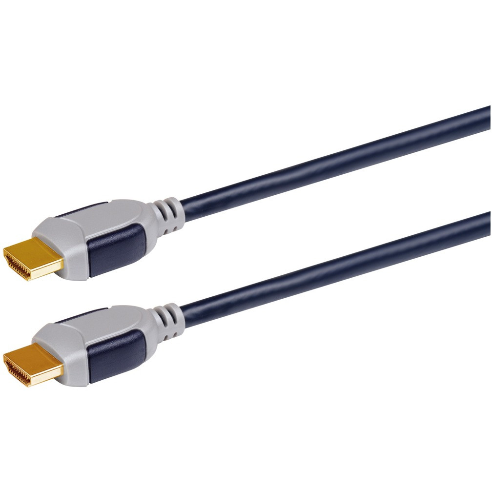 Scanpart High Speed HDMI kabel met Ethernet, 2.0m, Zwart