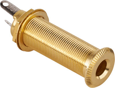 MEC Closed Stereo Jack Socket Gold Gold