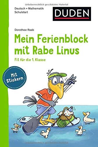 Dorothee Raab - Mein Ferienblock mit Rabe Linus – Fit für die 1. Klasse (Einfach lernen mit Rabe Linus) - Preis vom 13.10.2026 11:25:28 h