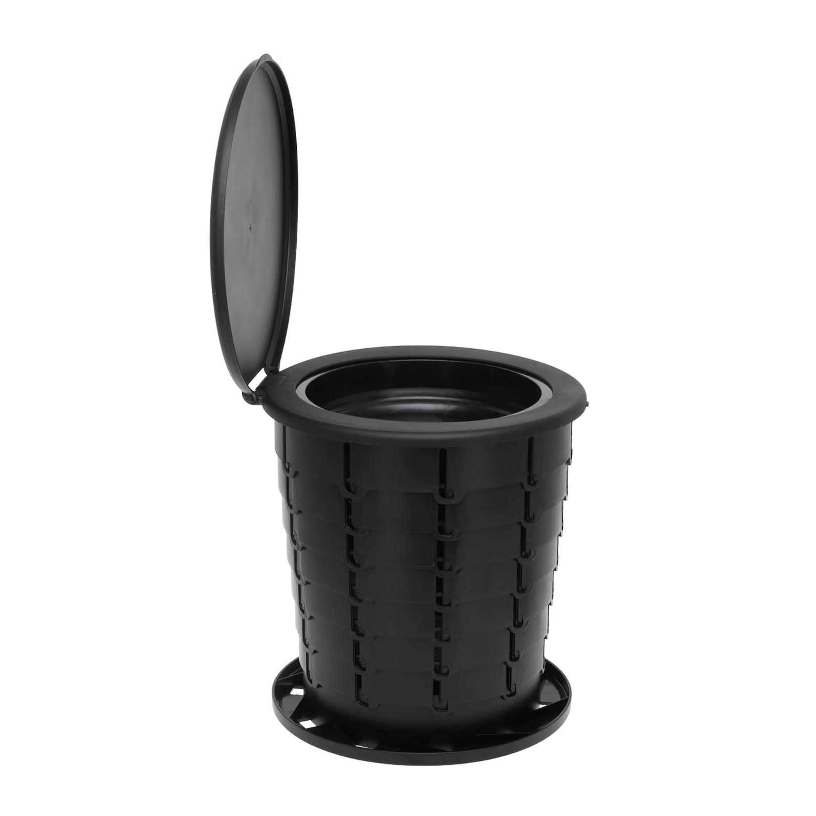 3-in1 Camping-Toilette, Reisehocker, Abfalleimer ideal für Reisen
