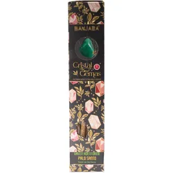 Banjara Cristal Gemas Incense Sticks - Green Aventurine Palo Santo