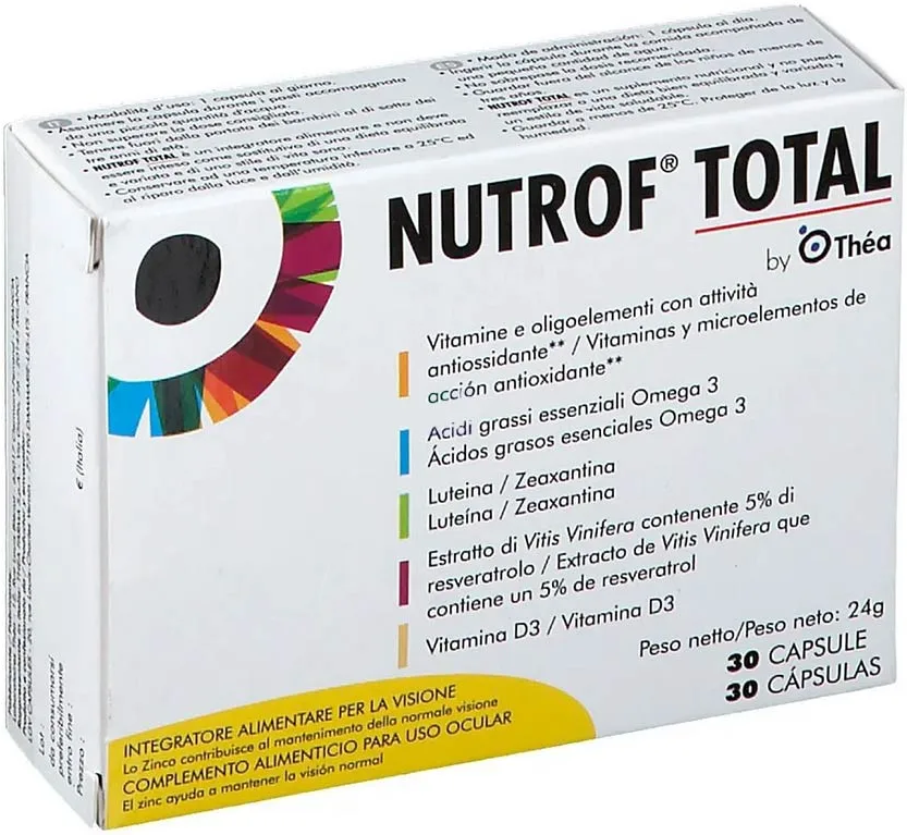 GMM FARMA Srl Nutrof Total Théa, 30 Capsule
