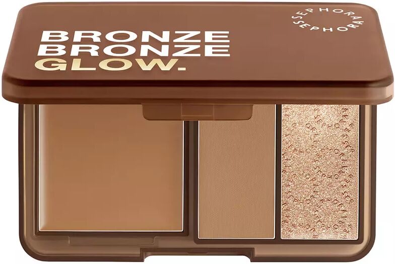 SEPHORA - Bronze Bronze Glow Palette - Bronzer- und Highlighter-Multi-Textur-Trio, 9.9 g,  Born to bronze