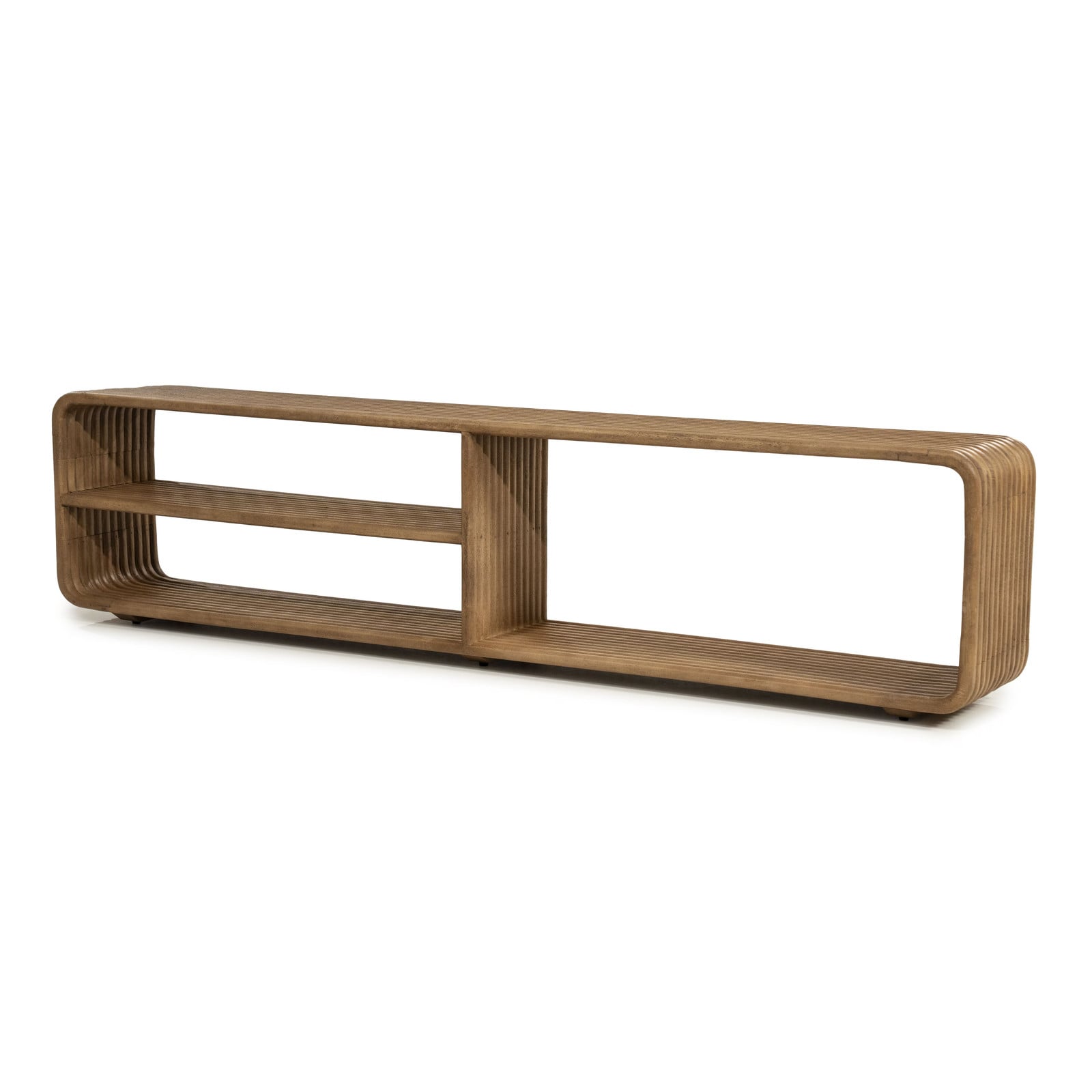By-Boo TV-meubel Rigato Mangohout, Bruin, Breedte: 200 cm