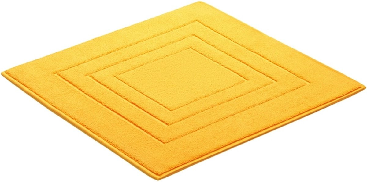 Vossen bidetmat Feeling ginkogeel 60 x 60 cm