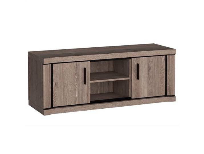 Lomadox Lowboard Fernsehschrank 137cm in Trüffel Eiche
