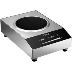 Saro Wok-Induktionskochfeld Modell CHIOS, B 400 x T 600 x H 155 mm