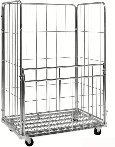 Kongamek 4 Sidet Rullecontainer M. Foldbar Side,120x80x180