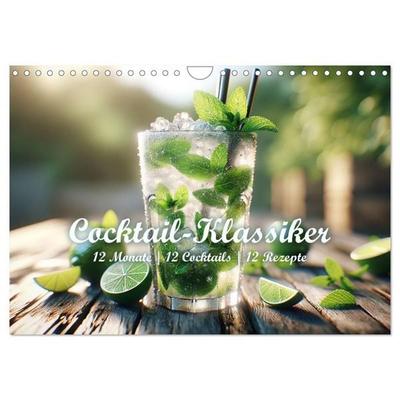Cocktail-Klassiker (Wandkalender 2027 DIN A4 quer), CALVENDO Monatskalender