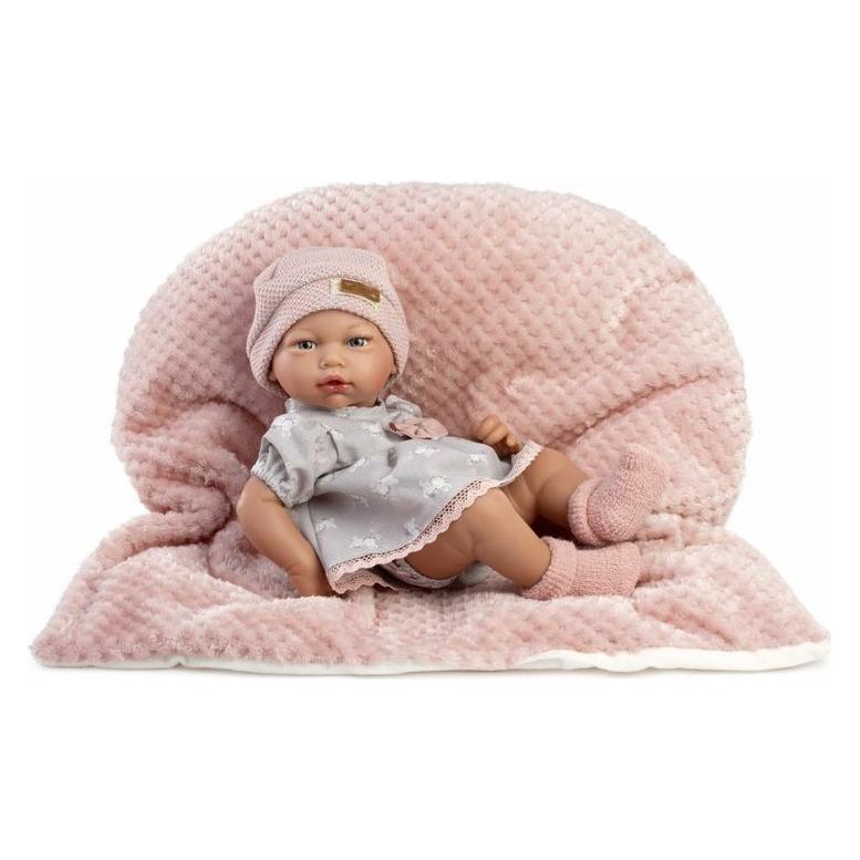 Guca 853 Neugeborenes Mädchen - realistische Babypuppe mit Vollvinylkörper - 38 cm (13-853)