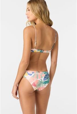 O'Neill s Siren Abstract Blue Lagoon Full Bikini Bottoms, Size 2XL, Elastane/Polyamide