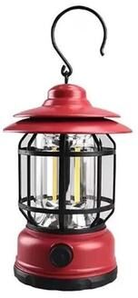 Uplifted Finds Retro Horse Lantern With Rechargeable LED Multi Functional Outdoor Lighting red