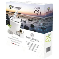 Cinderella Bowl Liner Standard Module Papierbeutel 500 Stück für Cinderella Classic, Comfort, Freedom, Jubilee und Premium