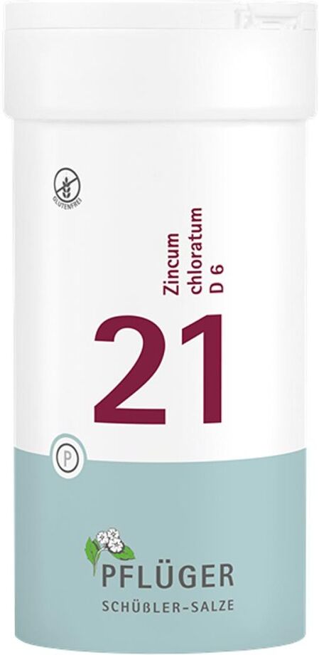 Schüßler-Salze Biochemie Pflüger 21 Zincum chloratum D6 Tbl.