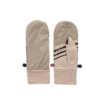 Fäustlinge ENDURANCE "Corbia", Damen, Gr. 8, beige, 100% Polyester, unifarben, Handschuhe Fäustlinge, in schlichtem Design